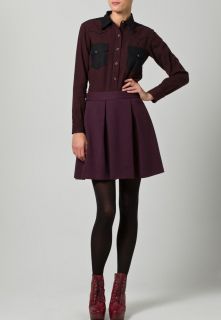 Oasis Pleated skirt   burgundy