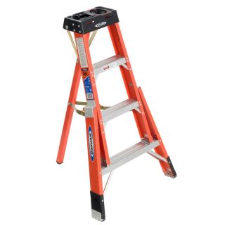 Werner 4 ft Fiberglass 300 lb Type IA Tripod Ladder