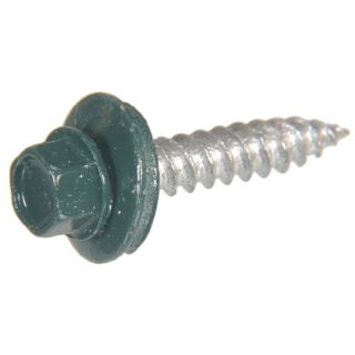 The Hillman Group 107 Count #10 x 1.5 in Green Self Drilling Interior/Exterior Sheet Metal Screws