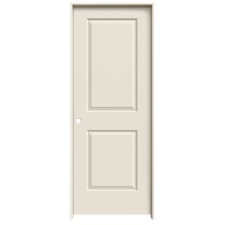 ReliaBilt 2 Panel Square Solid Core Smooth Molded Composite Right Hand Interior Single Prehung Door (Common 80 in x 32 in; Actual 81.68 in x 33.56 in)