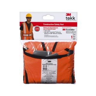 3M Tekk Protection Class 2 Construction Reflective Safety Vest