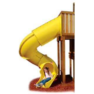 Swing N Slide 7 ft Turbo Tube Yellow Slide