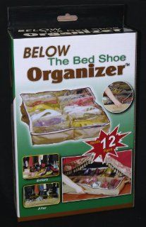 Handy Trends Below the Bed Shoe Organizer   Underbed Storage