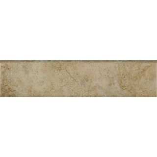 Style Selections Capri Classic/Glazed Porcelain Thru Body Porcelain Bullnose Trim (Common 3 in x 12 in; Actual 2.83 in x 11.81 in)