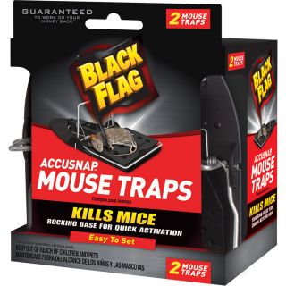 BLACK FLAG 2 Pack Indoor Rodent Trap for House Mice