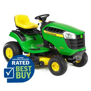 John Deere D110 19.5 HP Hydrostatic 42 in Riding Lawn Mower with Briggs & Stratton Engine
