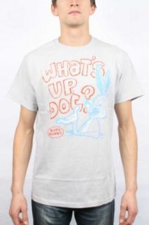 Bugs Bunny   Mens Whats Up T Shirt in Light Grey, Size XX Large, Color Light Grey Clothing