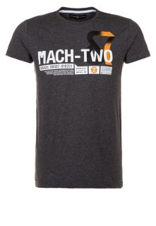 Outfitters Nation   ALLAN   Print T shirt   grey