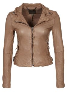 muubaa   AURIGA   Leather jacket   beige