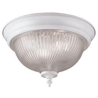 Project Source 11 in W White Ceiling Flush Mount