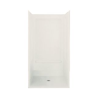 Sterling Advantage 72 in H x 39.375 in W x 39.375 in L Biscuit Polystyrene Wall 4 Piece Alcove Shower Kit