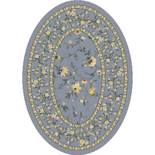 Milliken Hampshire 46 in x 5 ft 4 in Oval Blue Transitional Area Rug