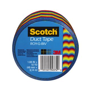 Scotch 1.88 in x 30 ft Rainbow Duct Tape