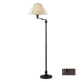 Cal Lighting 59 in 3 Way Switch Dark Bronze Indoor Floor Lamp with Shade