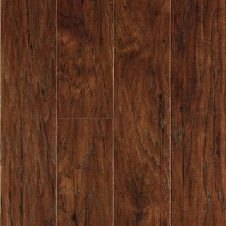 Style Selections 4.84 in W x 3.93 ft L Chestnut Hickory Handscraped Laminate Wood Planks