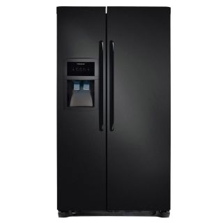 Frigidaire 26 cu ft Side by Side Refrigerator (Black) ENERGY STAR