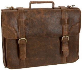 HIDESIGN by Scully Aerosquadron Brief Laptop Satchel Brief,Walnut,one size Shoes