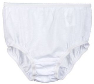 I.C. Collections White Cotton Brief Panties Clothing