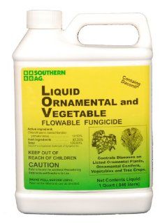 Liquid Ornamental & Vegetable Fungicide (contains Daconil)   1 Quart  Fertilizers  Patio, Lawn & Garden