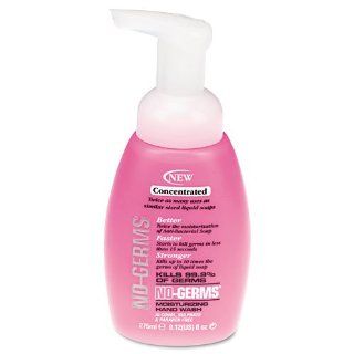 NO GERMS Products   NO GERMS   Instant Hand Wash, Triclosan, No Alcohol, Kills Germs in 15 Sec., 9.12 oz   Sold As 1 Each   Germ killing formula contains powerful agent triclosan.   For use around sinks, labs, kitchens and work areas; use with water.   Has