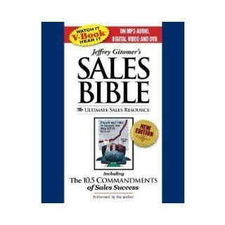 The Sales Bible (V Book contains 2 DVDs, 2 DVD ROMs and 1  CD) [Audiobook][ Audio][Unabridged] (Audio CD)  Jeffrey Gitomer  Books