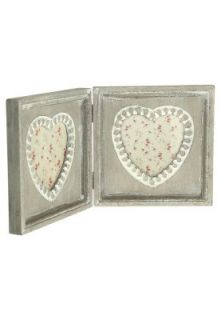 Sass & Belle   DOUBLE SQUARE PHOTO FRAME WITH HEART   Picture frame