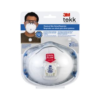 3M 2 Pack Chemical Respirator