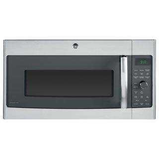GE Profile 1.7 cu ft Over the Range Convection Microwave with Sensor Cooking Controls (Stainless) (Common 30 in; Actual 29.875 in)