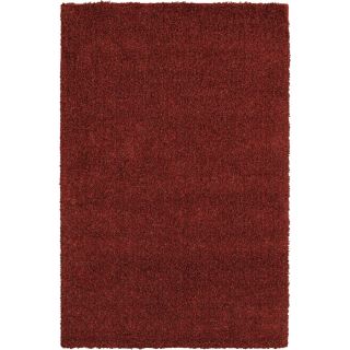 Mohawk Home Perry Shag 8 ft x 10 ft Rectangular Red Transitional Area Rug