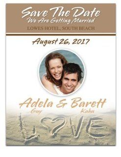 60 Save the Date Cards   Love'n Sand  Greeting Cards 