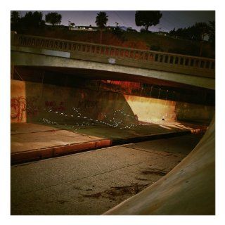 Art Dark Skate / LA River Broken Line  Archival Digital  Lia Halloran