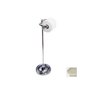 Paul Decorative Products Paul Classics Polished Nickel Freestanding Floor Toilet Paper Holder