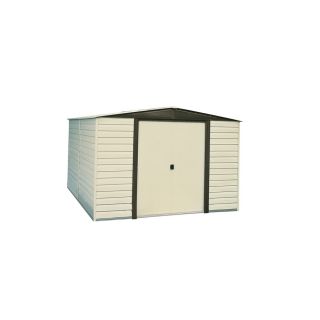 Arrow Vinyl Coated Steel Storage Shed (Common 10 ft x 12 ft; Interior Dimensions 9.85 ft x 11.71 ft)