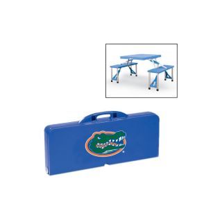 Picnic Time Blue Florida Gators Plastic Rectangle Folding Picnic Table