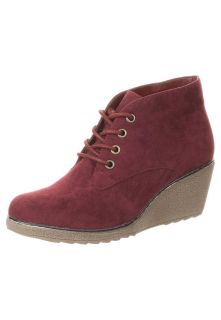 Anna Field   Lace up boots   red