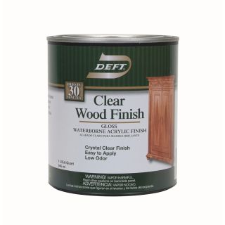 Deft 1 Quart Clear Wood Finish