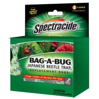 Spectracide 6 Count 1 oz Japanese Beetle Trap Disposable Bags Paste