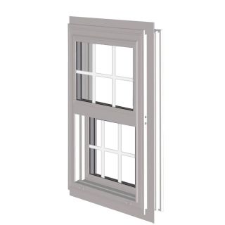 West Palm 10000 Series Vinyl Double Pane Replacement Single Hung Window (Fits Rough Opening 37 in x 63 in; Actual 36 in x 62 in)
