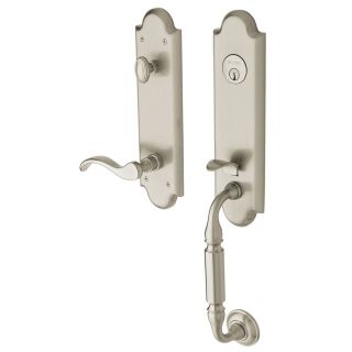 BALDWIN Manchester Satin Nickel Residential Single Lock Door Handleset