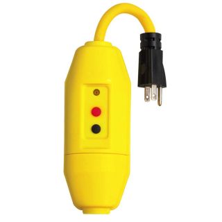 Tower Manufacturing 15 Amp 125 Volt Yellow 3 Wire Grounding Plug or Connector