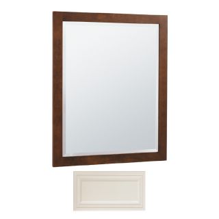 Insignia 32 in H x 26 in W Insignia Vanilla Rectangular Bathroom Mirror