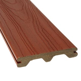 Style Selections 5/4 x 6 x 20 Sienna Red Ultra Low Maintenance Composite Decking