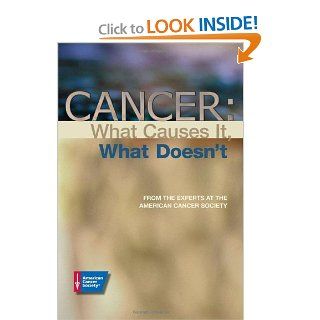 Cancer What Causes It, What Doesn't 9780944235447 Medicine & Health Science Books @