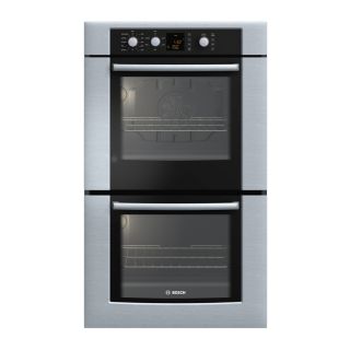 Bosch 500 Series 30 in Self Cleaning Convection Double Electric Wall Oven (Stainless)