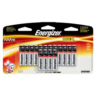 Energizer 16 Pack AAA Alkaline Battery