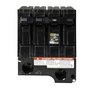 Square D Homeline 150 Amp Double Pole Circuit Breaker