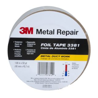 3M 1.88 in x 150 ft Silver Foil Tape