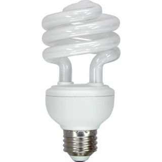 Utilitech 6 Pack 20 Watt (75W) Spiral Medium Base Soft White CFL Bulbs ENERGY STAR