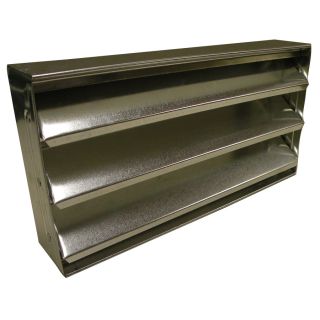 Air Vent Mill Steel Foundation Vent (Fits Opening 16 in x 8 in; Actual 7.75X 15.38 in x 2.75 in)
