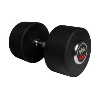 Xmark Fitness 100 lb Chrome Fixed Weight Dumbbell